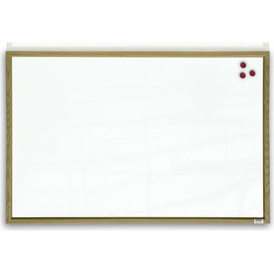 Classic Tabule bílá magnetická v dřevěném rámu 60 x 90 cm