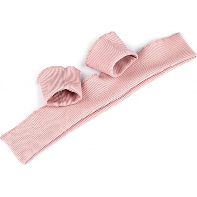 Prima-obchod Elastické náplety šíře 7 cm sada (2x rukáv, 1x pás), barva 1 (014) starorůžová sv.