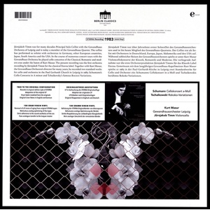 Tchaikovsky & Schumann & Timm - Schumann: Cellokonzert A-Moll/Tschaikowski: Rokoko (LP) (0885470008462)