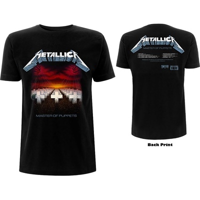 Metallica tričko Master of Puppets Tracks Black
