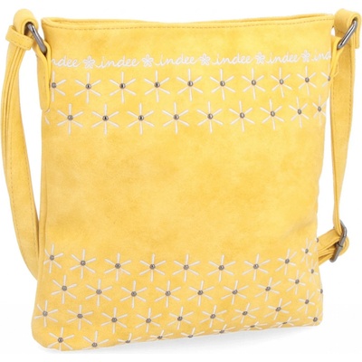 Indee kabelka crossbody 6265 ZLU žlutá