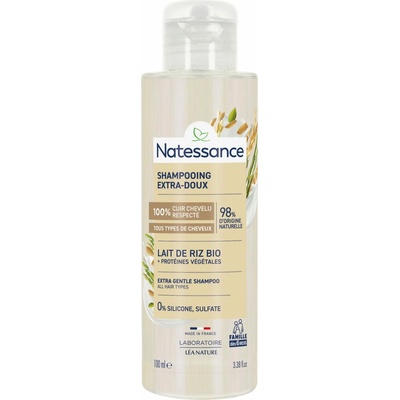 Natessance Extra jemný šampón s ryžovým mliekom 100 ml
