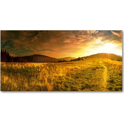 Fotoobraz na skle Panorama Tatier 100x50 cm