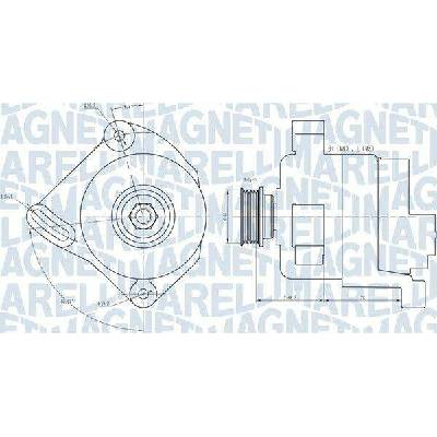 Generátor MAGNETI MARELLI 063731886010