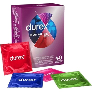 Durex 40 бр. Микс различни презервативи Durex Surprise Mix