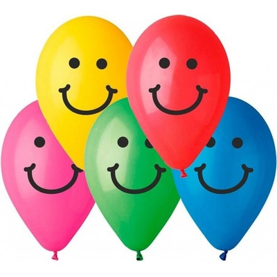 Smart Balloons Balóniky nafukovacia potlač Smile 26 cm