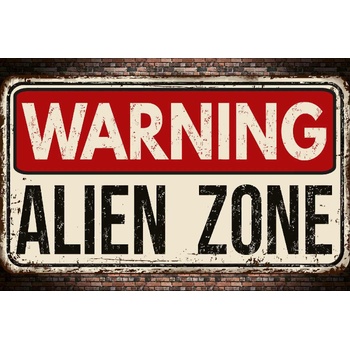 DIMEX ART s. r. o Флизелинов фототапет табела - извънземно 375 x 250 см