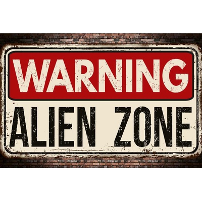 DIMEX ART Флизелинов фототапет табела - извънземно 375 x 250 см