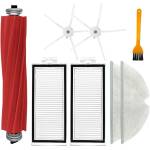 Mobilly комплект четки, филтри и мопове за Roborock Q7 Max, Q7 Max+, T8, бял