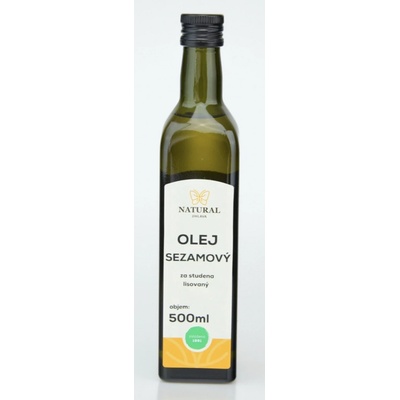 Natural Jihlava Olej sezamový panenský 0,5 l