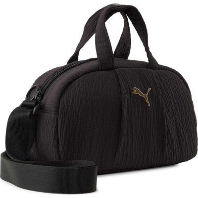 Puma dámska kabelka UP MINI GRIP BAG Čierna Zlatá