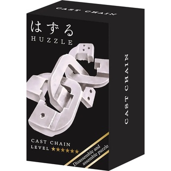 Hanayama Метален логически пъзел Hanayama - Mini Huzzle Cast Chain, silver (515188)