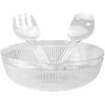 Dünya Plastik DUNYA-Комплект за салата ПРОЗРАЧЕН 4000ml (10728) (0174140)