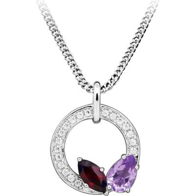Silver Cat Elegantný strieborný náhrdelník SC665