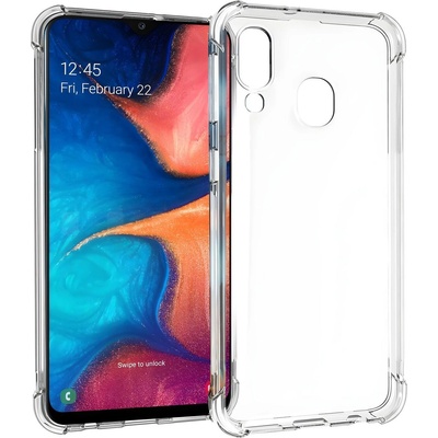 Samsung Силиконов калъф с подсилени ръбове за Samsung Galaxy A02/Galaxy M02s - Прозрачен KP23594