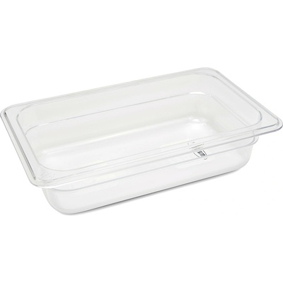 Gastronádoba 1/4 GN - hloubka 6,5 cm - 26,5 x 16,2 cm - polykarbonát