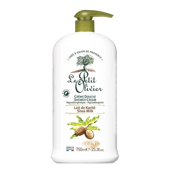 Le Petit Olivier Душ гел Le petit olivier, Хипоалергенен, С мляко от ший, 750 мл (007619)