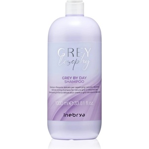 Inebrya Greylosophy Grey By Day Shampoo тониращ шампоан за сива коса 1000ml