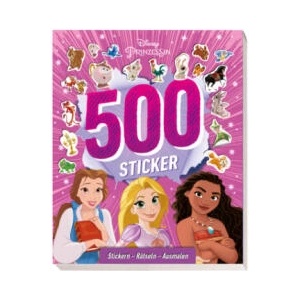 Disney Prinzessin: 500 Sticker - Stickern - Rätseln - Ausmalen | Panini (2024)