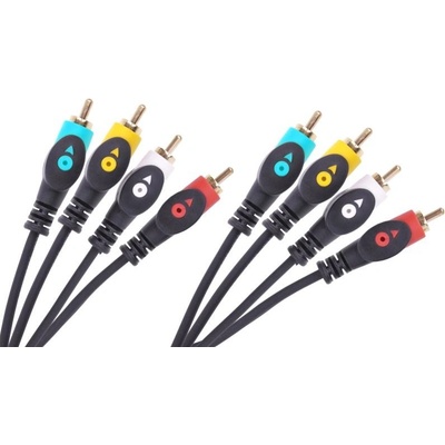 4RCA-4RCA 3m Cabletech ekonomický kábel
