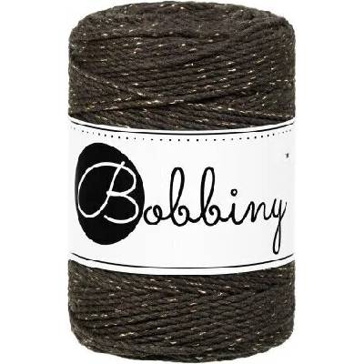 Bobbiny Macrame cord - (1,5mm) Bobbiny - Macrame cord - (1,5mm): Golden black