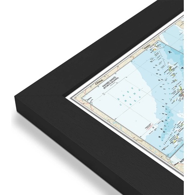 National Geographic Japonsko - nástěnná mapa Classic 63 x 73 cm Varianta: mapa v dřevěném rámu, Provedení: Pegi černý