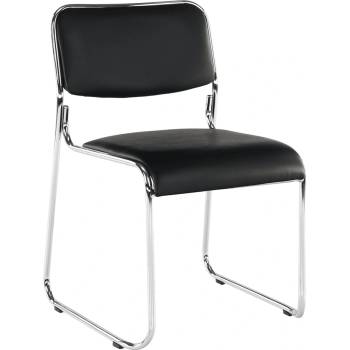 Посетителски стол Bulut черен