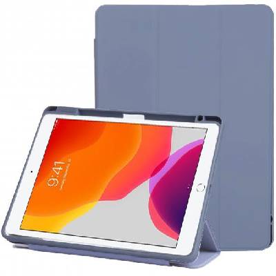 Калъф с подвижна предна част и място за Apple Pencil за iPad Air 4 (2020) / Air 5 (2022) / Pro 11" (2018-2022) - синьо-сив (57267)