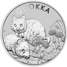 The Perth Mint strieborná minca Australian Quokka 2022 1 oz