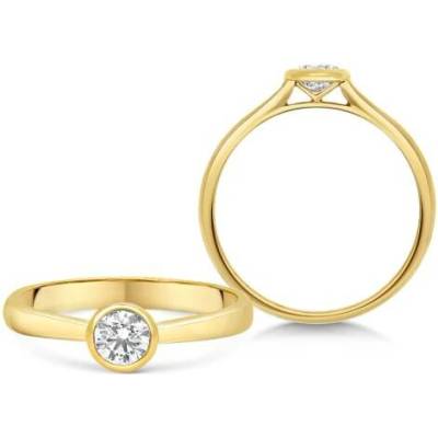 Sofia Diamonds zlatý zásnubní prsten s laboratorním diamantem DE VS+ LABGRG110675YG