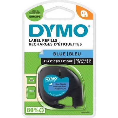 páska DYMO 59426 LetraTag Blue Plastic Tape (12mm) (S0721700/600/650)