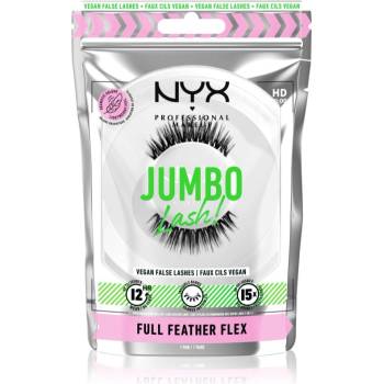 NYX Professional Makeup Jumbo Lash! изкуствени мигли тип 07 Full Feather Flex 1 чифт