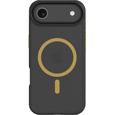 Tactical Хибриден удароустойчив кейс с MagSafe за iPhone 17 Air - Tactical MagForce Hyperstealth 2.0 Cover (черен-жълт) (57983126615)