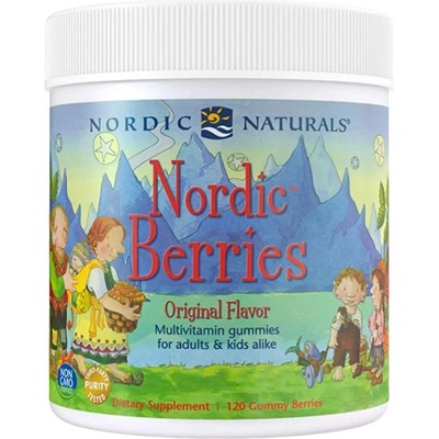 Nordic Naturals Nordic Berries Multivitamin [120 желирани бонбони] Портокал и лимон