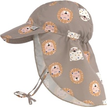 Lässig splash Sun Protection Flap Hat wild cats choco