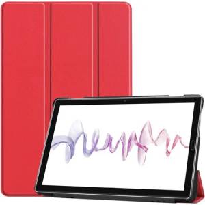 Gigapack Huawei MediaPad M6 10.8 LTE / MediaPad M6 10.8 WIFI GIGAPACK Калъф с капак тип „FLIP с кожен ефект, стойка за маса, ЧЕРВЕН (GP-89132)