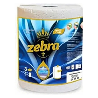 Zebra White Care трипластова кухненска ролка 800 гр. 270 къса