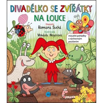Divad élko se zvířátky na louce Romana Suchá