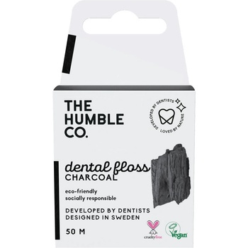 Конец за зъби The Humble Co. с въглен и мента 50 м