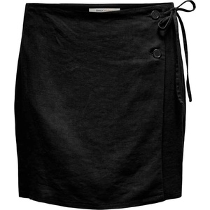 ONLY Пола onlcaro mw wrap linen bl skirt cc pnt (153387404726744)