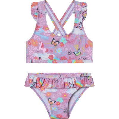 Color Kids Bikini W. Short Skirt AOP-6071-Lavender Mist Fialová