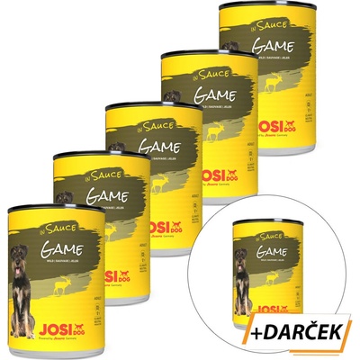 JosiDog Dog Game in Sauce 6 x 415 g