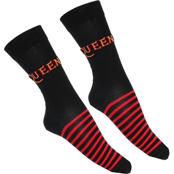 ROCK OFF Чорапи Queen - Logo & Stripes - ROCK OFF - QUSCK08MB