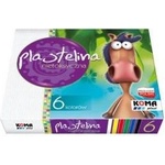 Sweet colours Plasticine 6col KOMA-PLAST