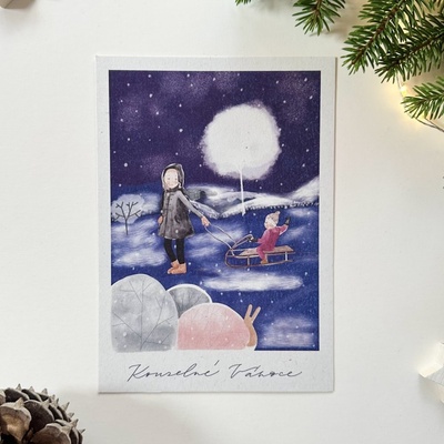 Be Nice EKO pohled Nebeská procházka modrý 1 ks – Hledejceny.cz