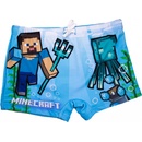 Minecraft chlapecké plavky Steve a Chobotnice světle modré