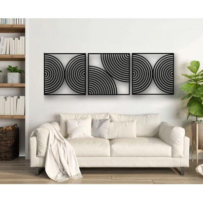 Karls DESIGN Drevený obraz na stenu - Geome - 175x58