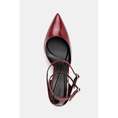 BOSS Кожени обувки с тънък ток BOSS Gracey (50552770.607)