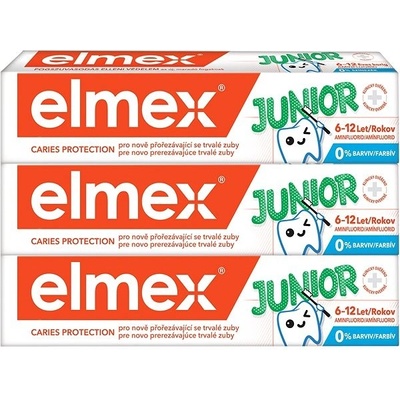 Elmex Junior zubní pasta 3 x 75 ml