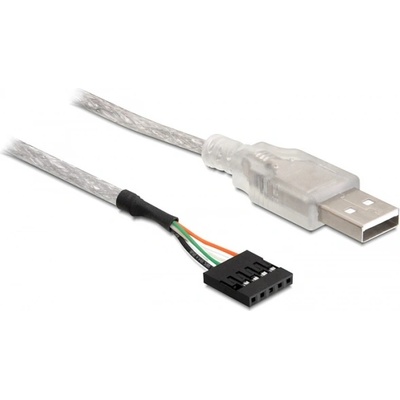 Delock Кабел Delock, USB 2.0-A мъжки - щифтова глава